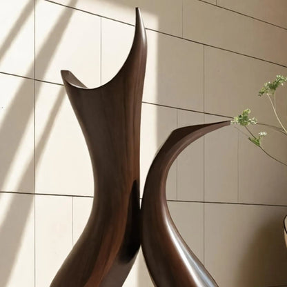 Farmhouse Abstract Sculpture For Furniture Rustic Decor Lynnsnail