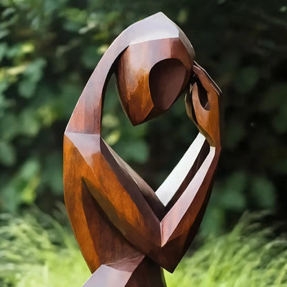 Mid Century Abstract Sculpture For Modern Outdoor Space Lynnsnail