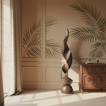 Handcrafted Organic Contemporary Landscape Sculpture For Office Decor Lynnsnail