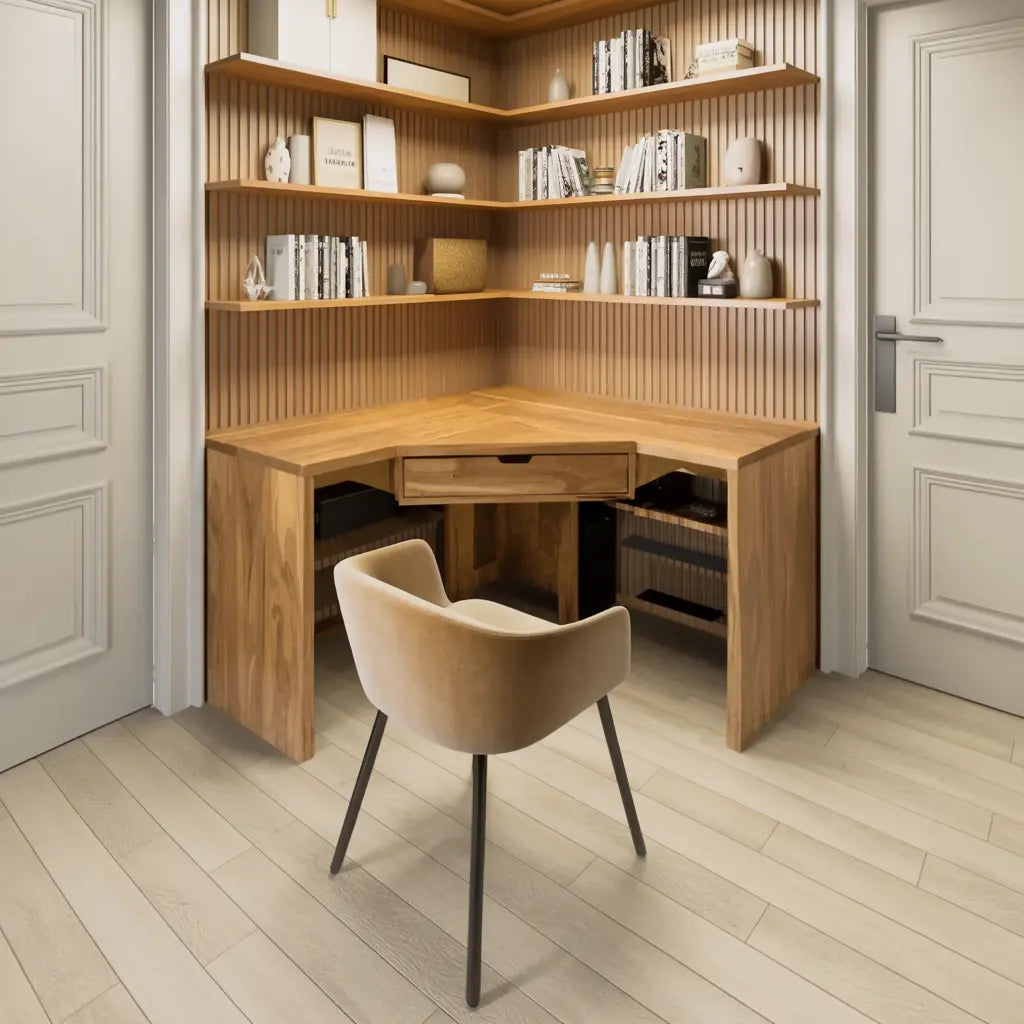 Modern Minimalist Corner Desk For Home Office Setup Lynnsnail