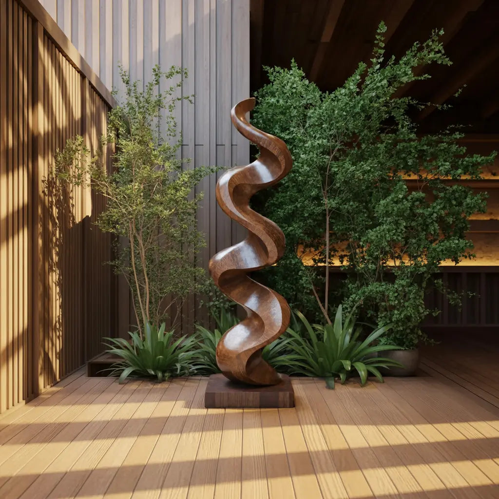 Mid Century Handmade Wood Art For Living Space Lynnsnail