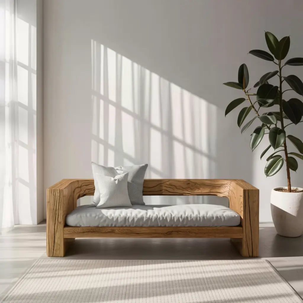 Rustic Outdoor Sofa Set And Coffee Table For Garden Lynnsnail