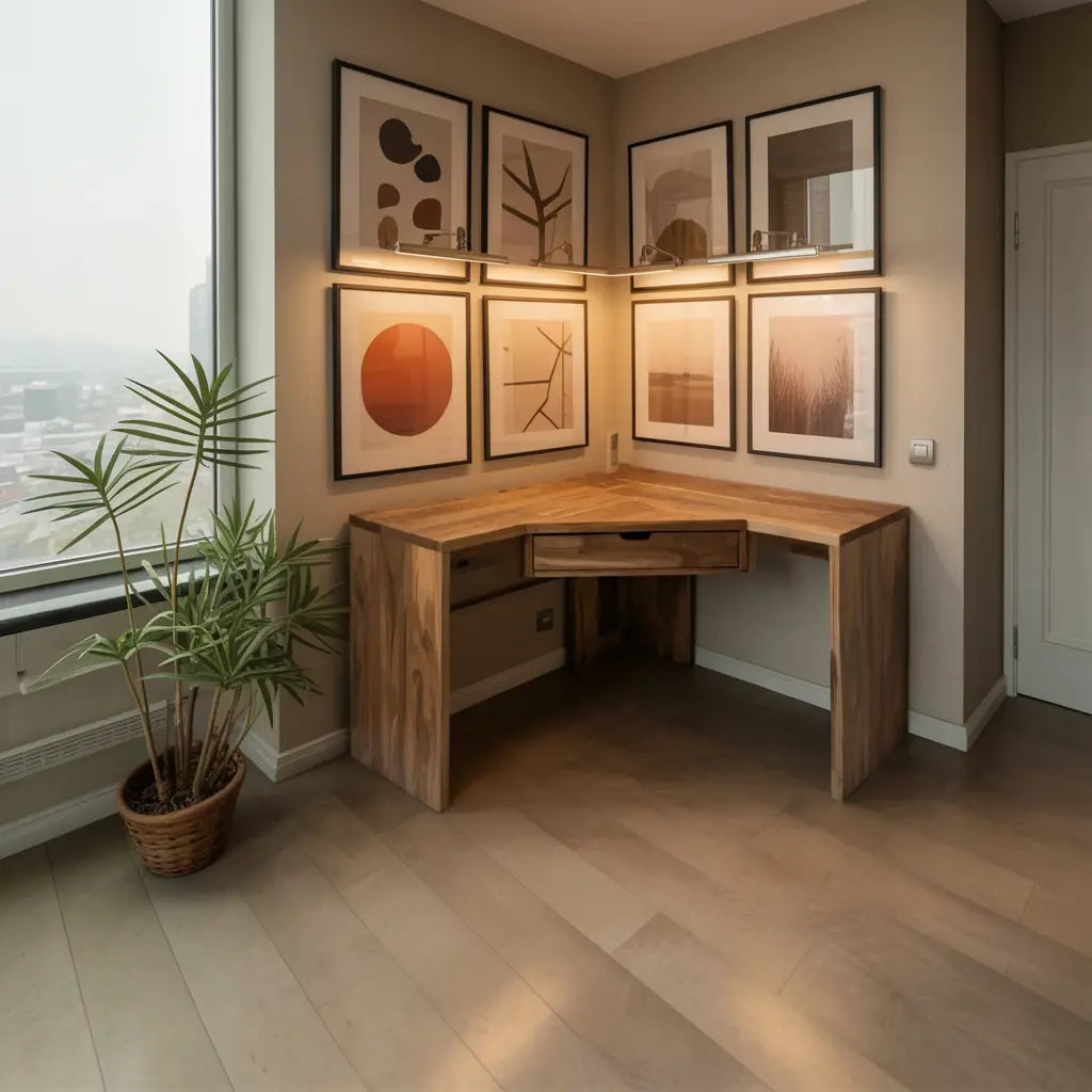 Modern Minimalist Corner Desk For Home Office Setup Lynnsnail