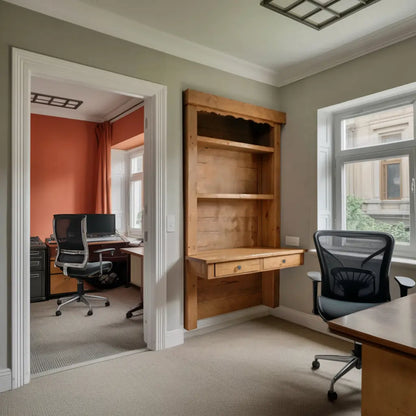 Rustic Floating Desk For Cozy Home Office Setup Lynnsnail
