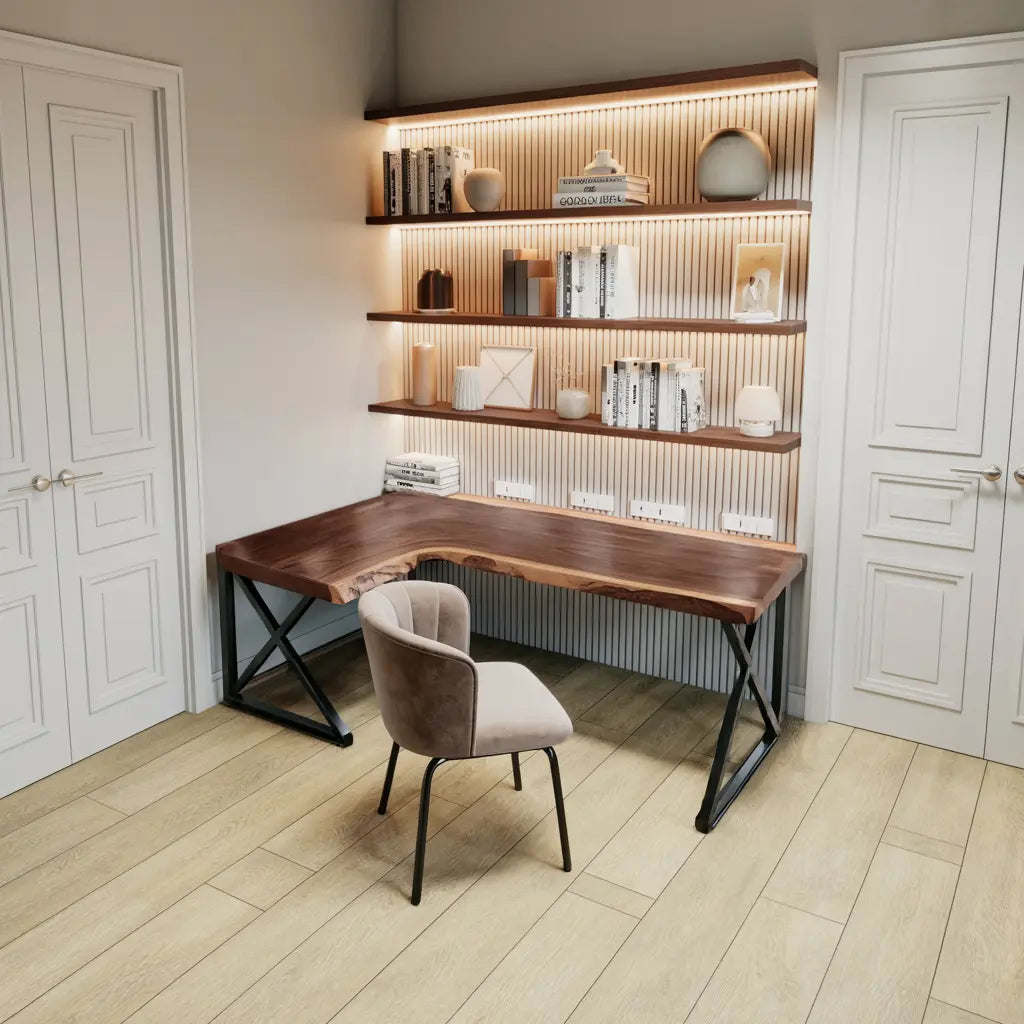 Modern L Shaped Corner Desk For Home Office Setup Lynnsnail