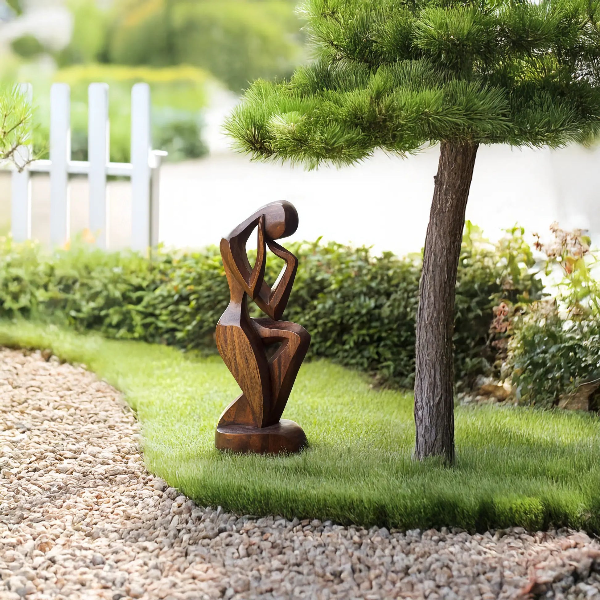 Farmhouse 3D Wood Art For Garden Accent Statement Piece Lynnsnail