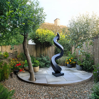 Mid Century Abstract Sculpture For Garden Wall Feature Lynnsnail