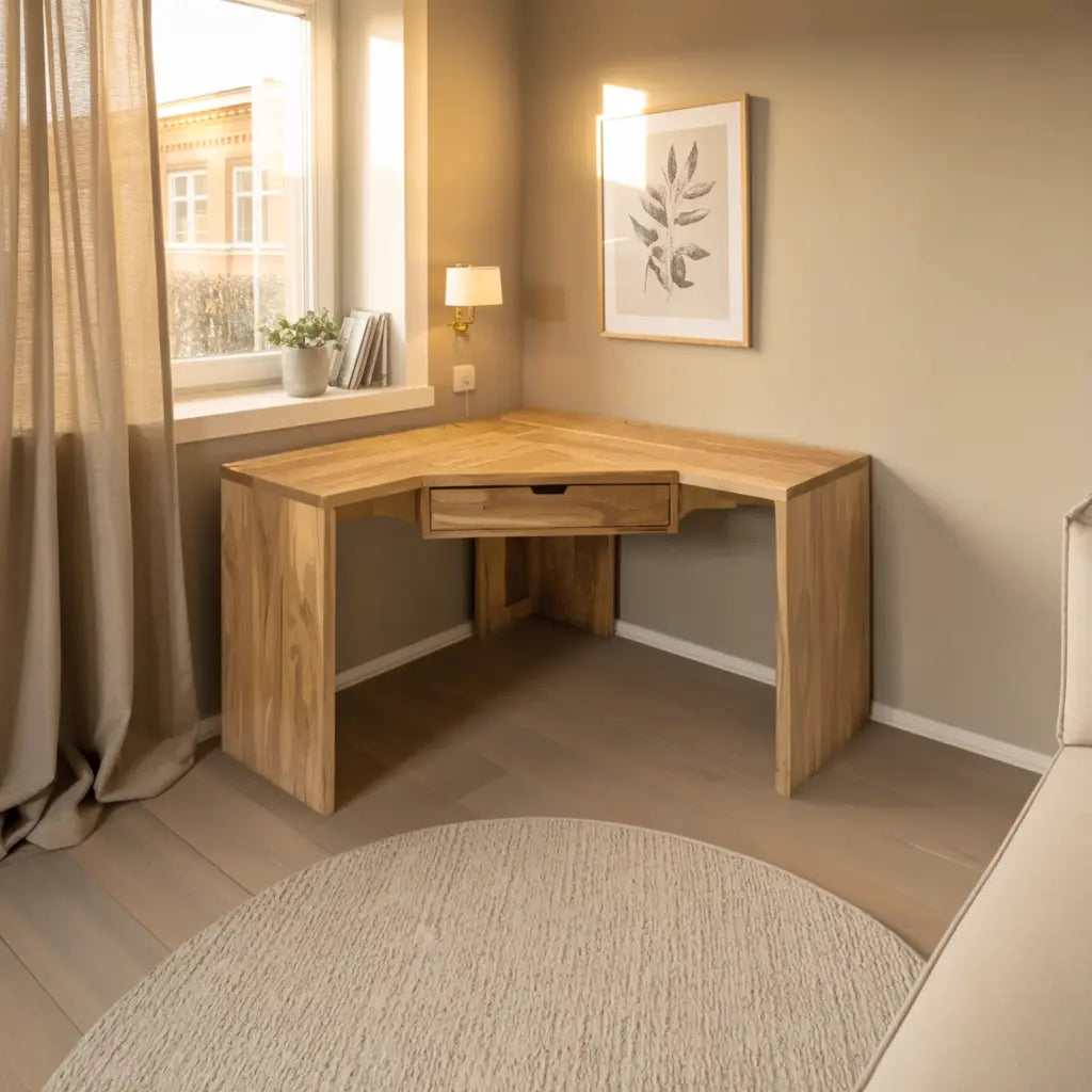 Modern Minimalist Corner Desk For Home Office Setup Lynnsnail