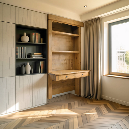 Rustic Floating Desk For Cozy Home Office Setup Lynnsnail