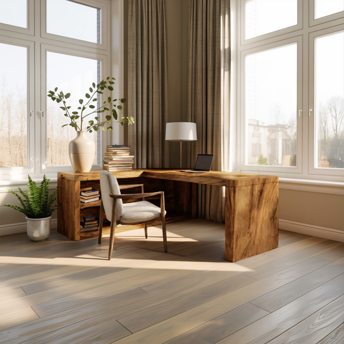 Modern L Shaped Desk For Workspace Lynnsnail