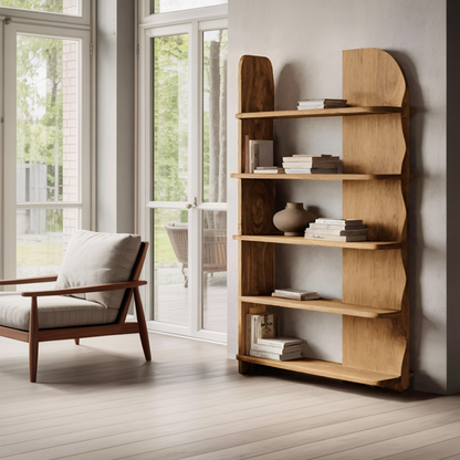 Minimalist Bookcase Sculptural Design For Living Decor Lynnsnail