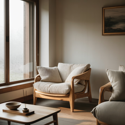 Modern Handcrafted Armchair For Living Room Or Reading Corner Lynnsnail