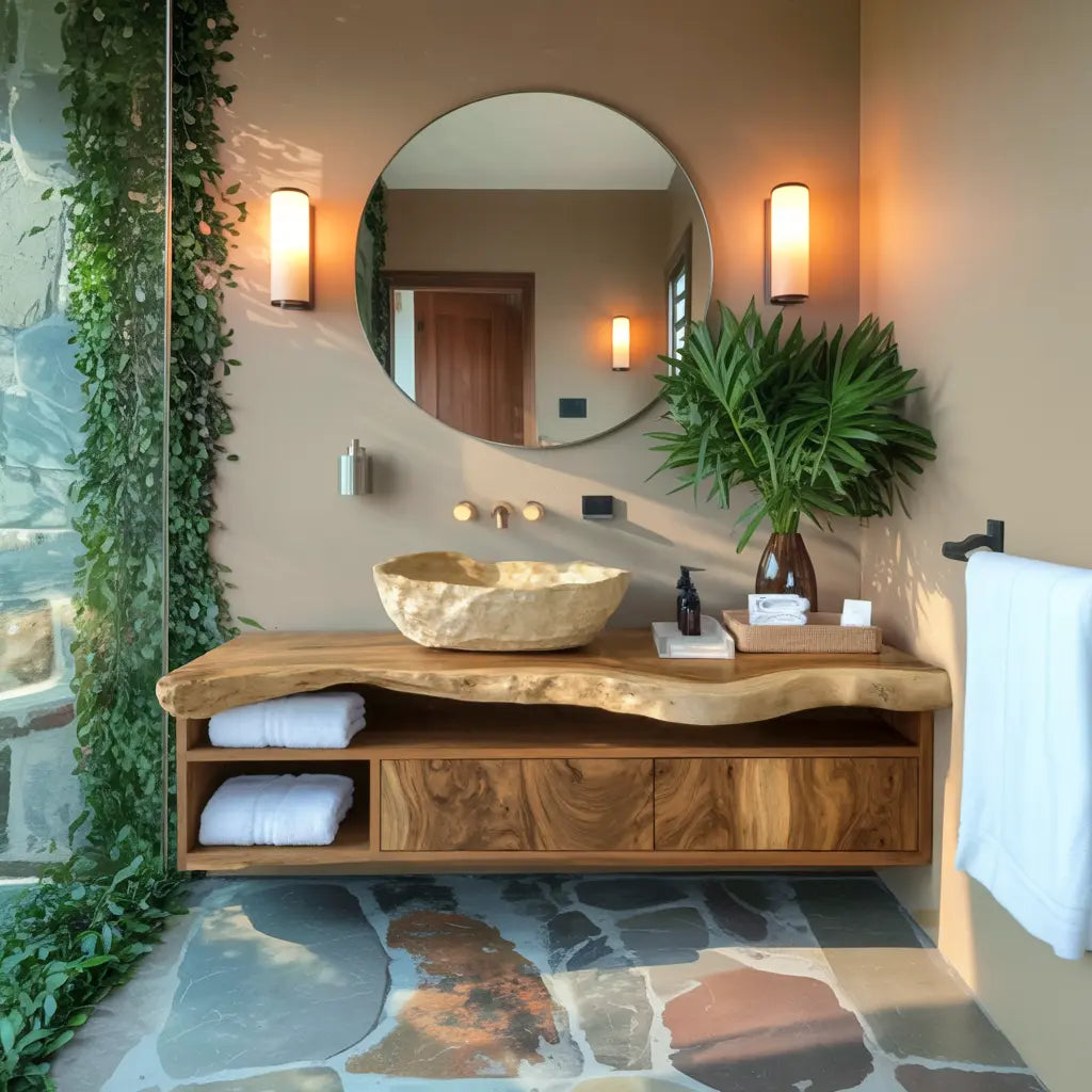 Handcrafted Floating Vanity For Elegant Bathroom Lynnsnail