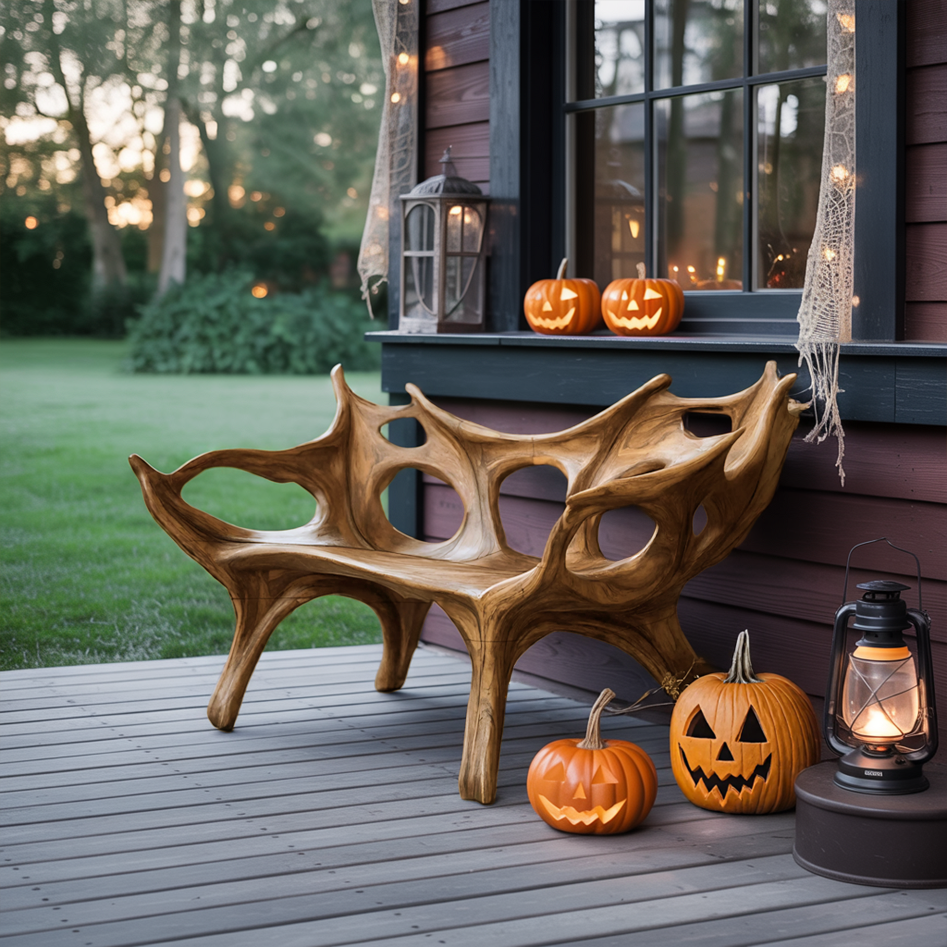 Mid Century Halloween Patio Chair For Unique Halloween Home Decor Lynnsnail