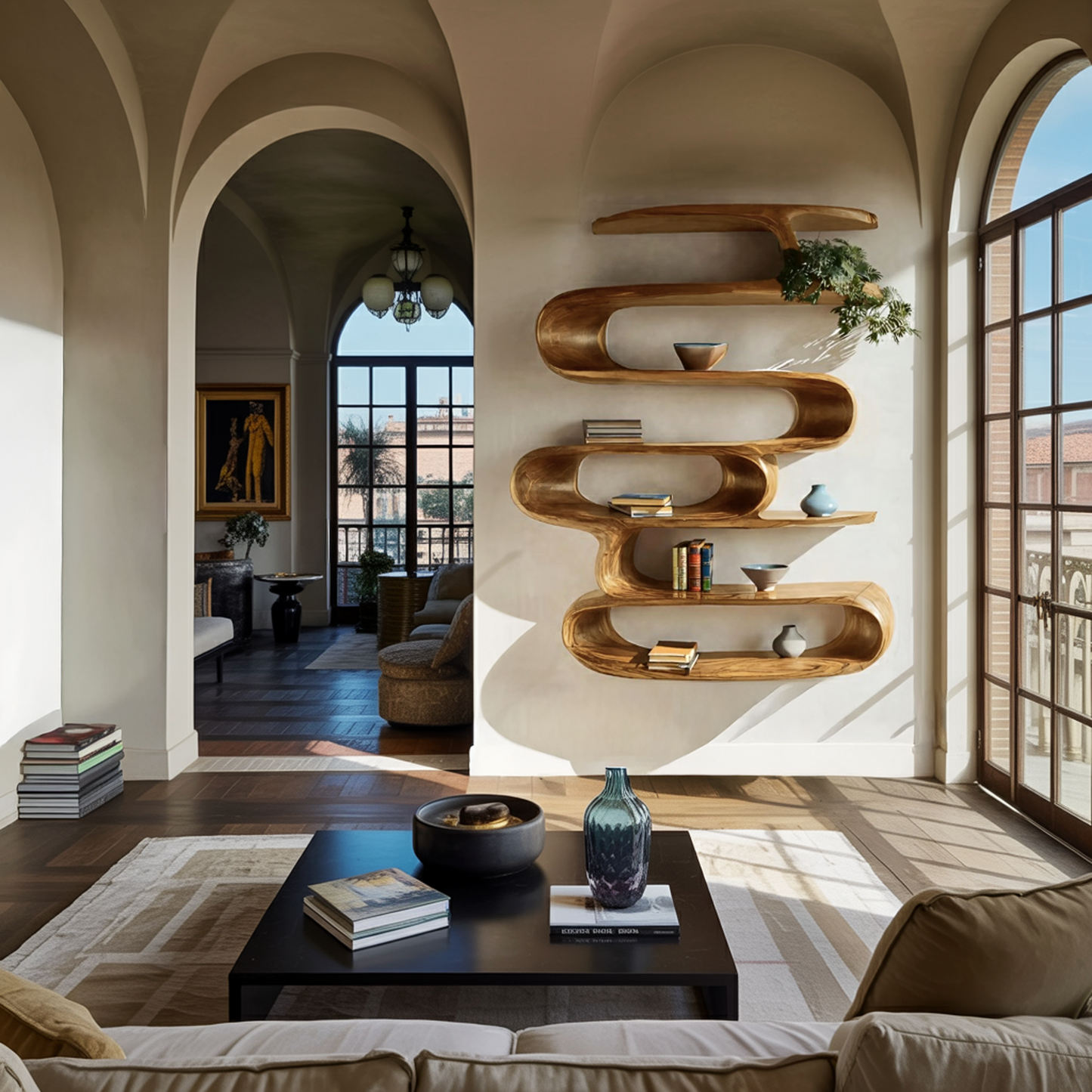 Elegant Wall-Mounted Bookshelf For Modern Home Decor Lynnsnail