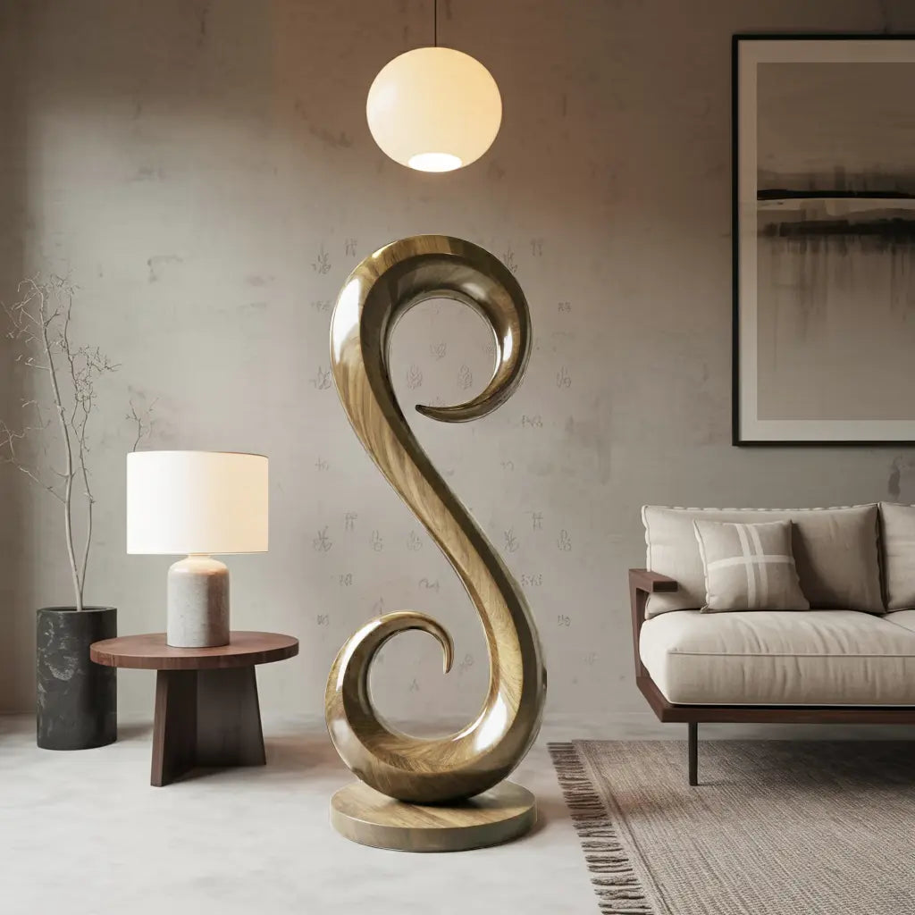 Handcrafted Organic Contemporary Landscape Sculpture For Home Decor Lynnsnail