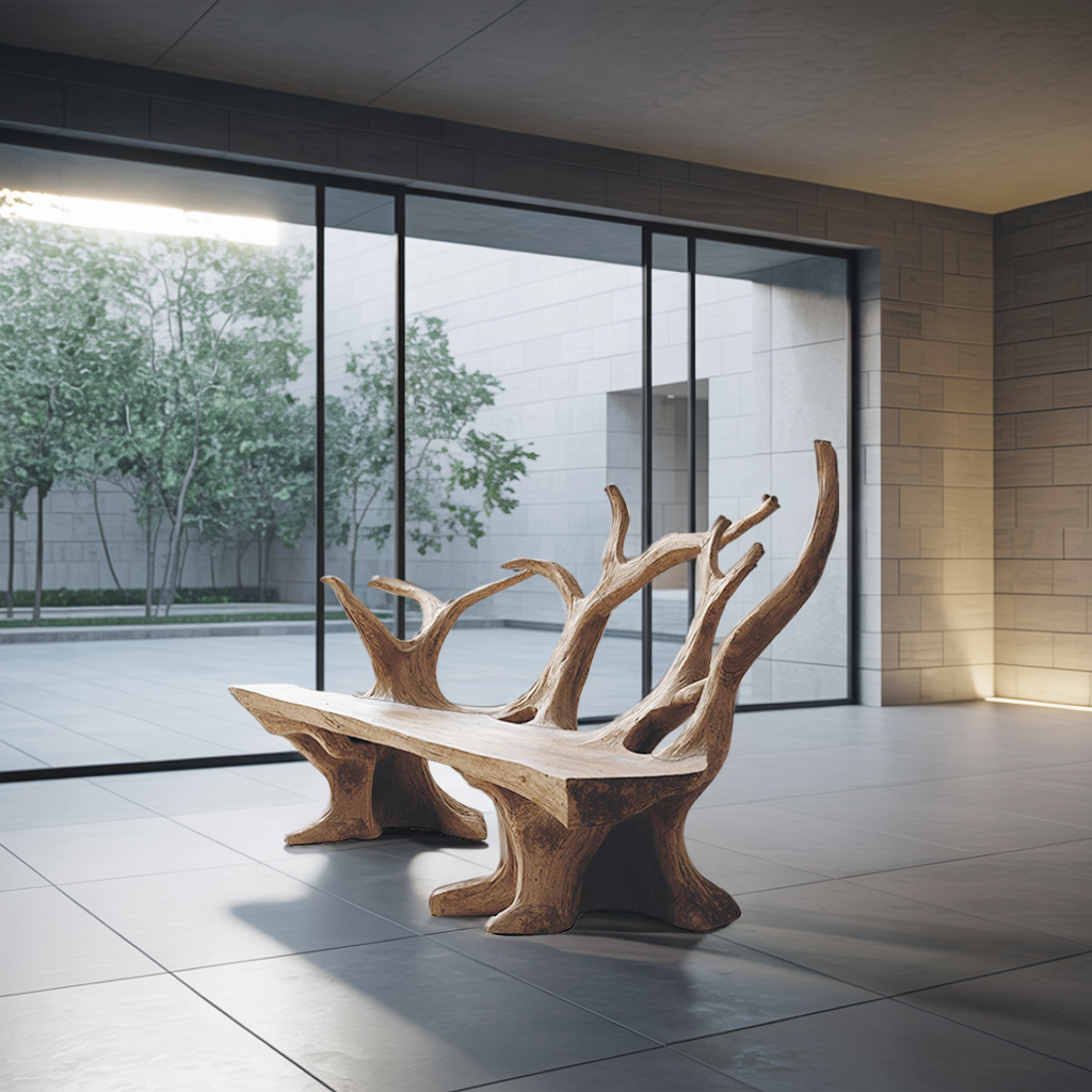 Handcrafted Branch Bench For Living Room Statement Pieces Lynnsnail