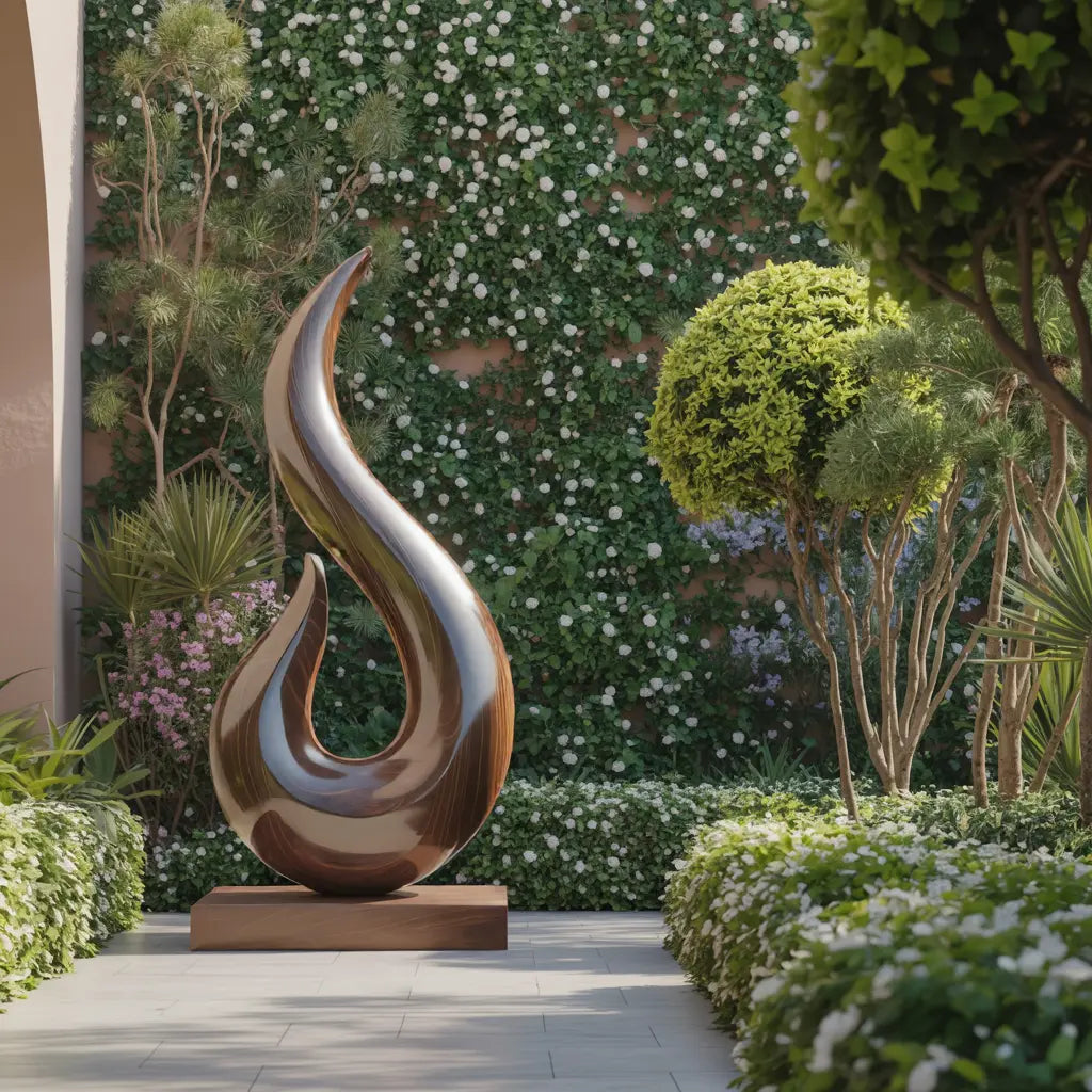Handcrafted Abstract Sculpture For Outdoor Wall Design Lynnsnail