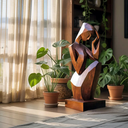 Handcrafted 3D Wood Art For Outdoor Nature Theme Setting Lynnsnail