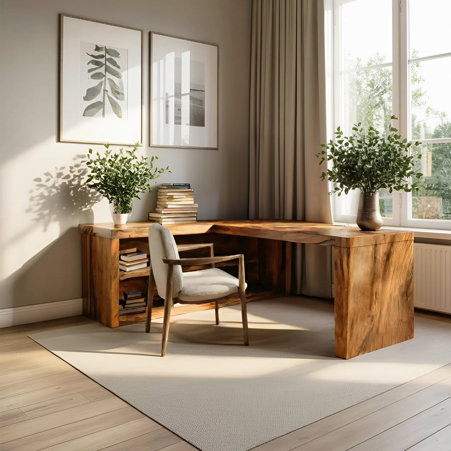 Modern L Shaped Desk For Workspace Lynnsnail