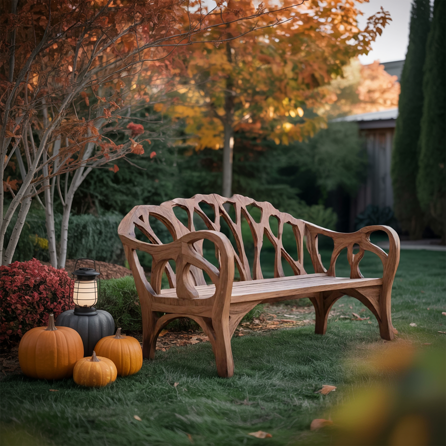 Handcrafted Halloween Patio Chair For Festive Outdoor Halloween Decor Lynnsnail
