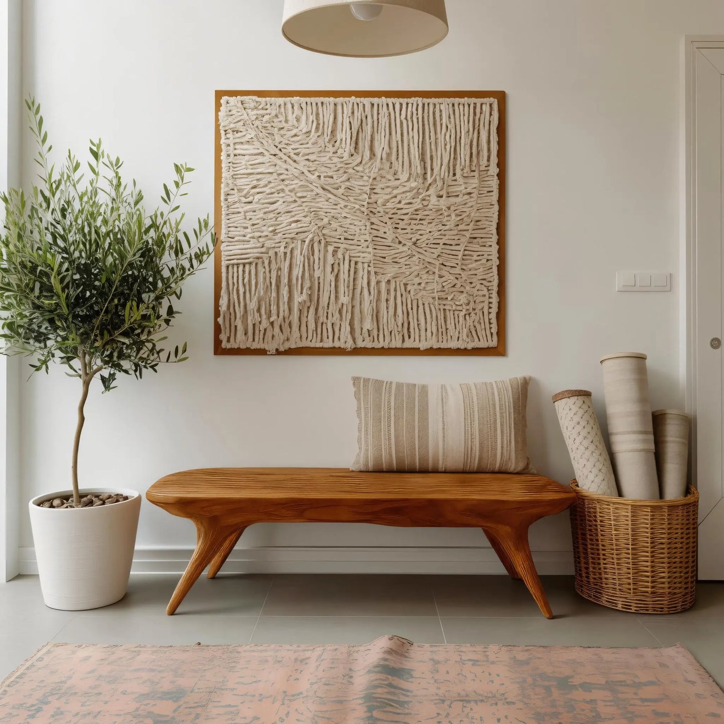 Modern Minimalist Entryway Bench For Hallway Or Bedroom Seating Lynnsnail