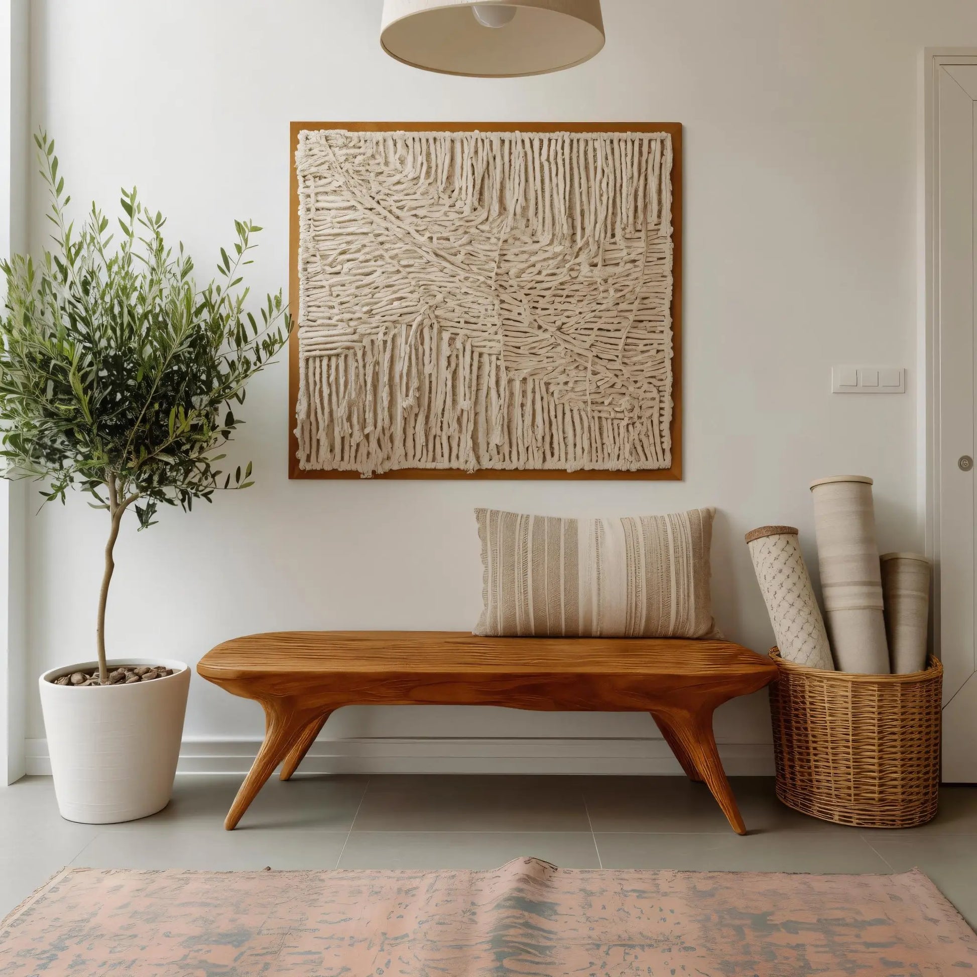 Modern Minimalist Entryway Bench For Hallway Or Bedroom Seating Lynnsnail