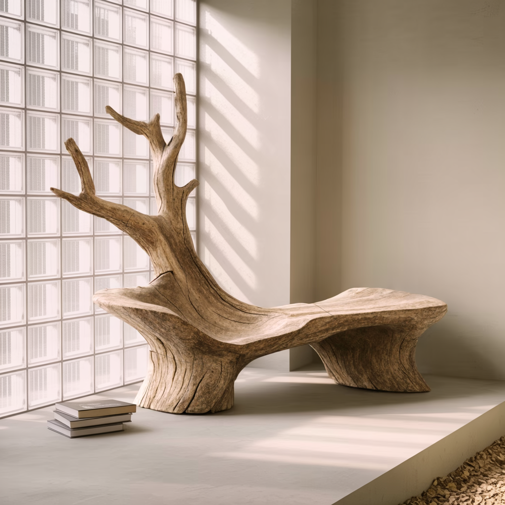 Mid Century Branch Bench Outdoor Seating For Timeless Patio Comfort Lynnsnail