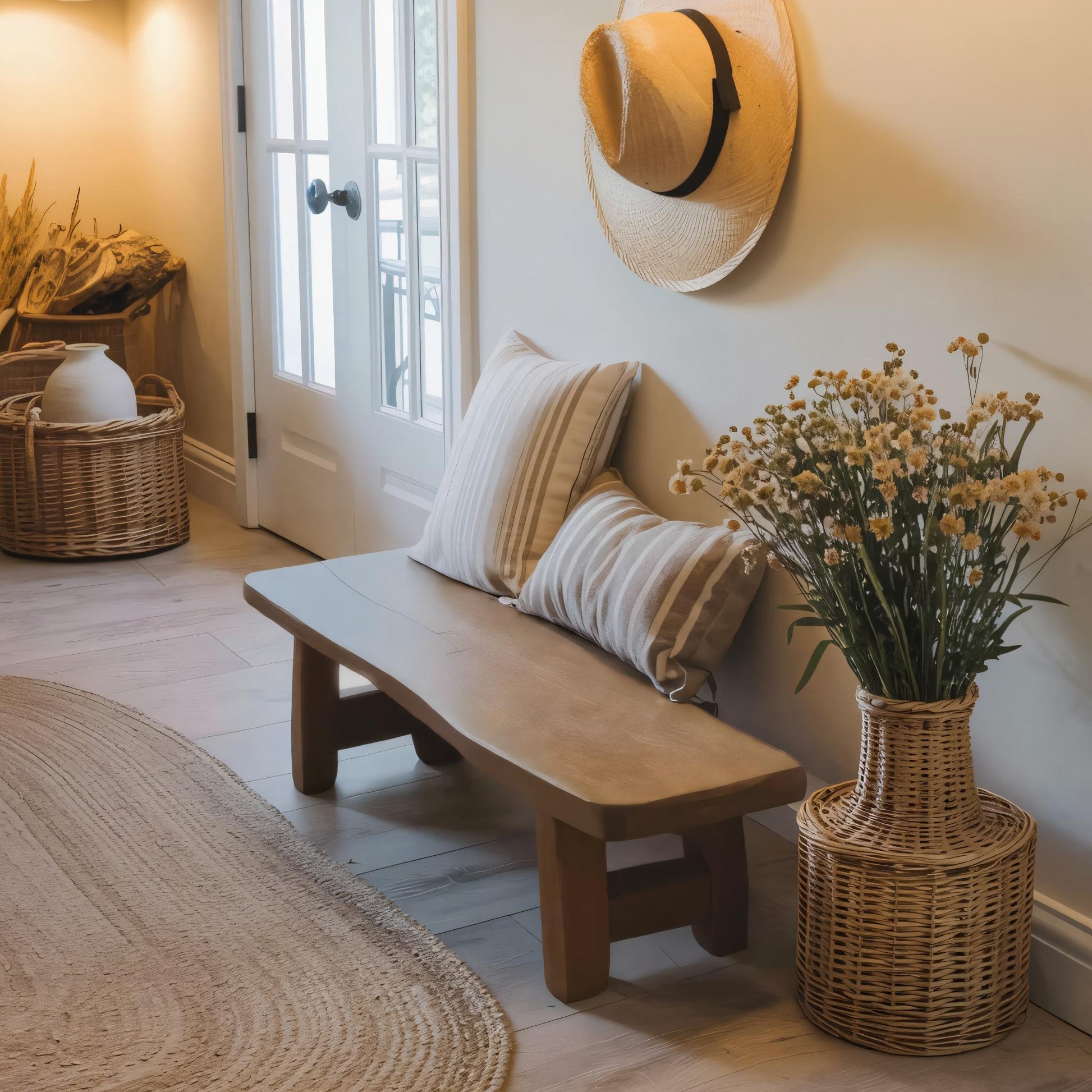 Minimalist End Of Bed Bench For Bedroom Entryway Lynnsnail