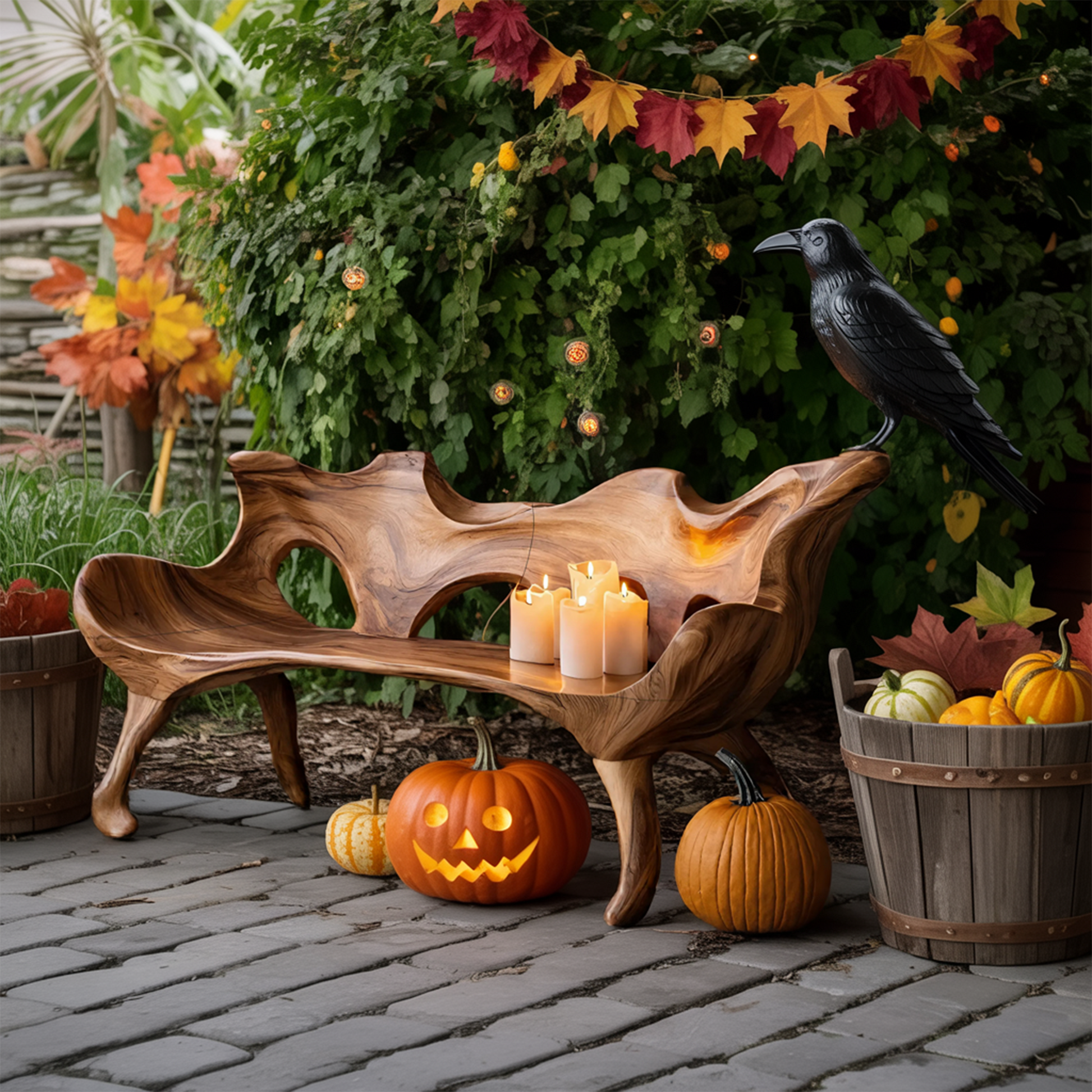 Farmhouse Wooden Bench For Living Room Rustic Furniture Decor Lynnsnail