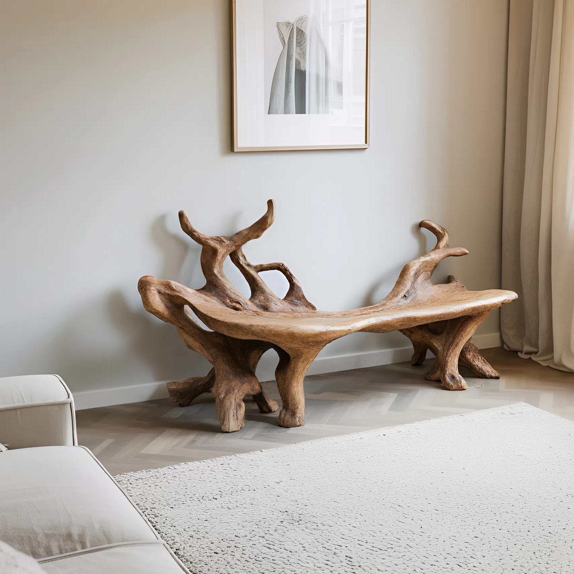 Farmhouse Wooden Bench For Cozy Living Room Accents Lynnsnail