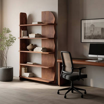 Minimalist Bookcase Sculptural Design For Living Decor Lynnsnail