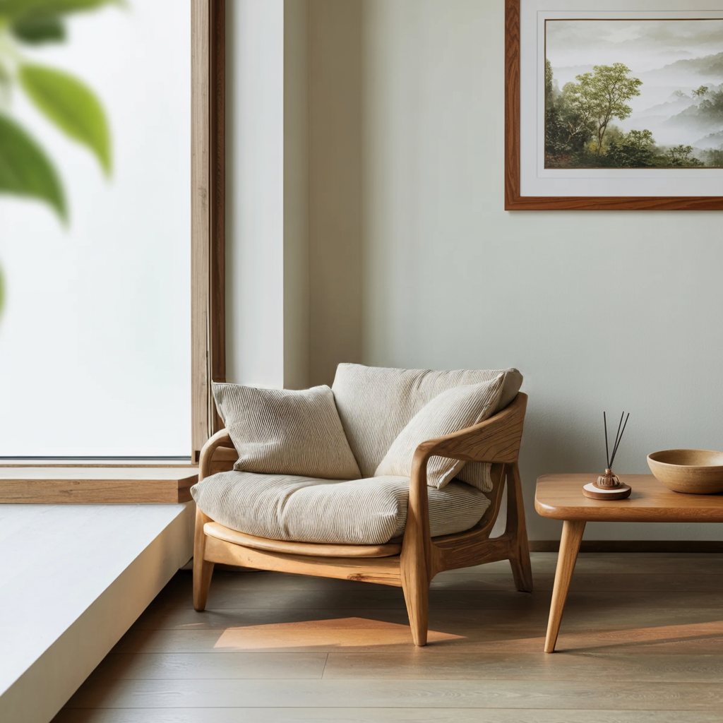 Modern Handcrafted Armchair For Living Room Or Reading Corner Lynnsnail