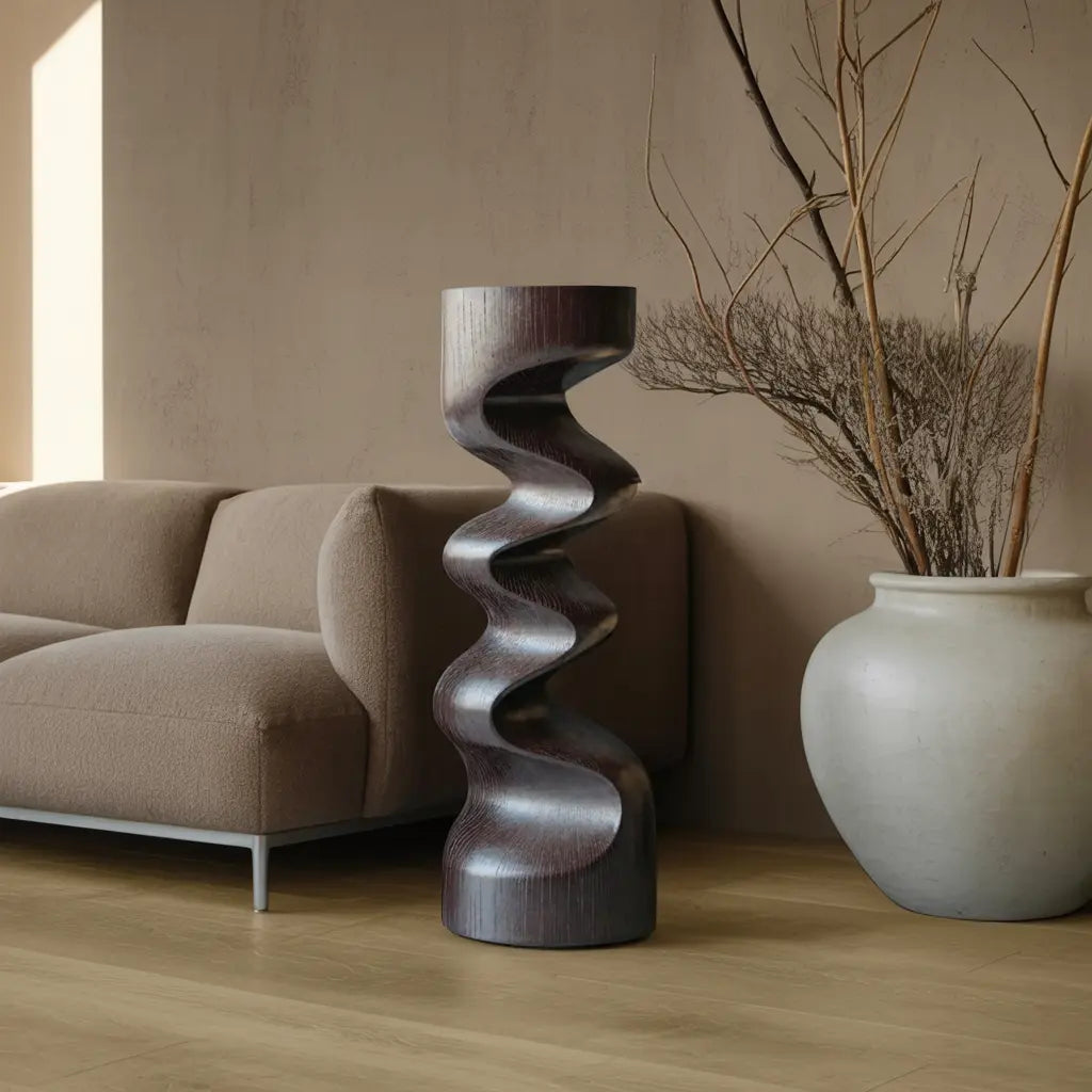 Rustic Wooden Abstract Decor For Living Room Display Lynnsnail