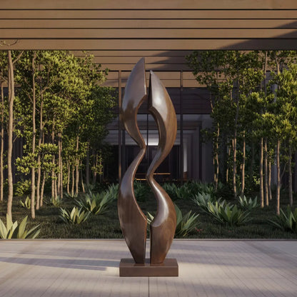 Farmhouse Wood Sculpture Decor For Outdoor Patio Lynnsnail