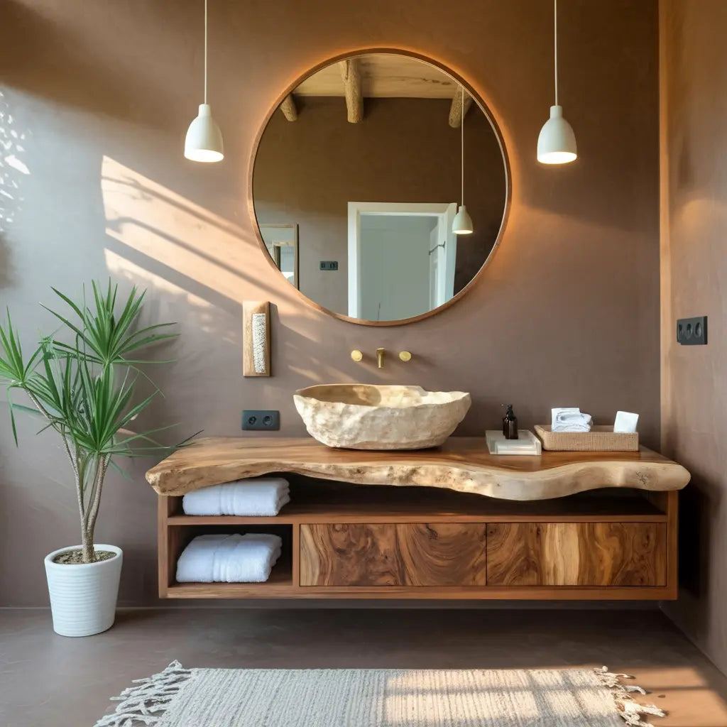 Handcrafted Floating Vanity For Elegant Bathroom Lynnsnail