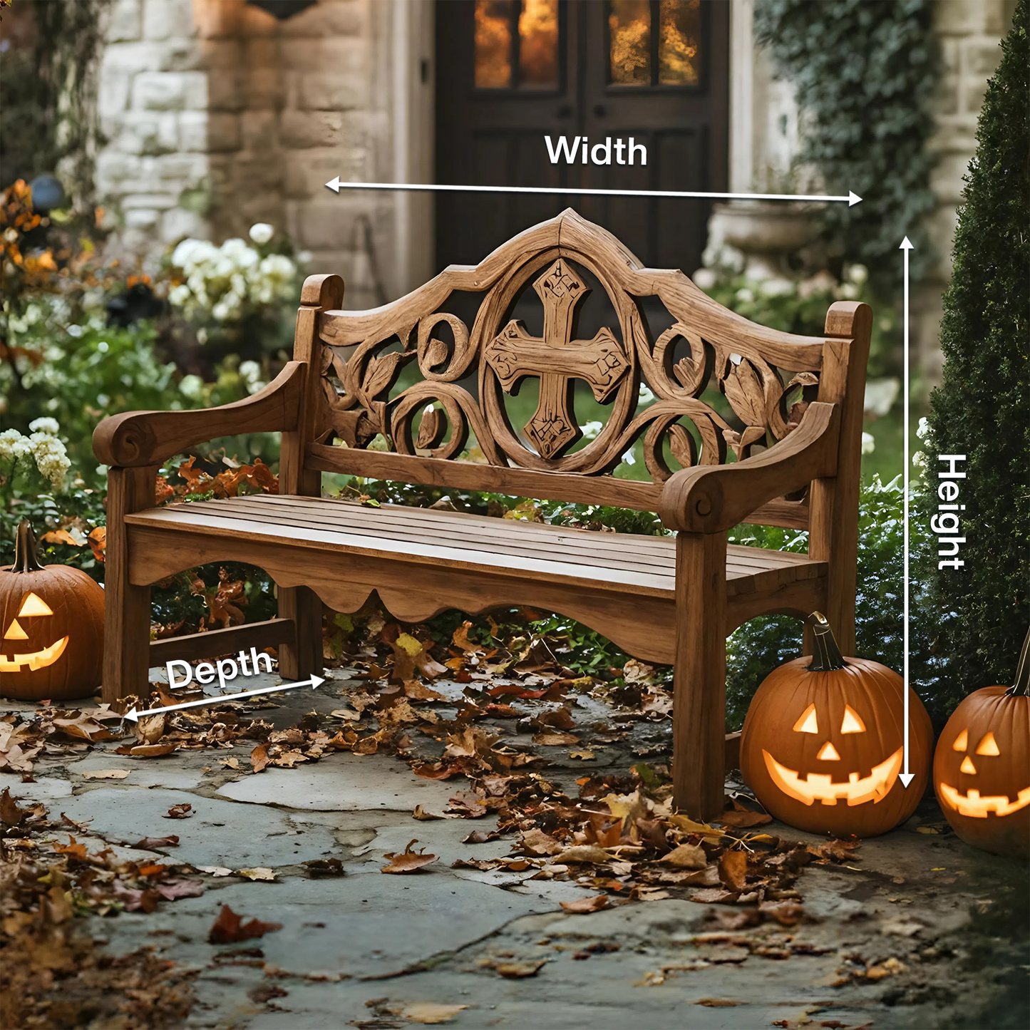 Farmhouse Halloween Patio Chair For Rustic Halloween Porch Decor Lynnsnail