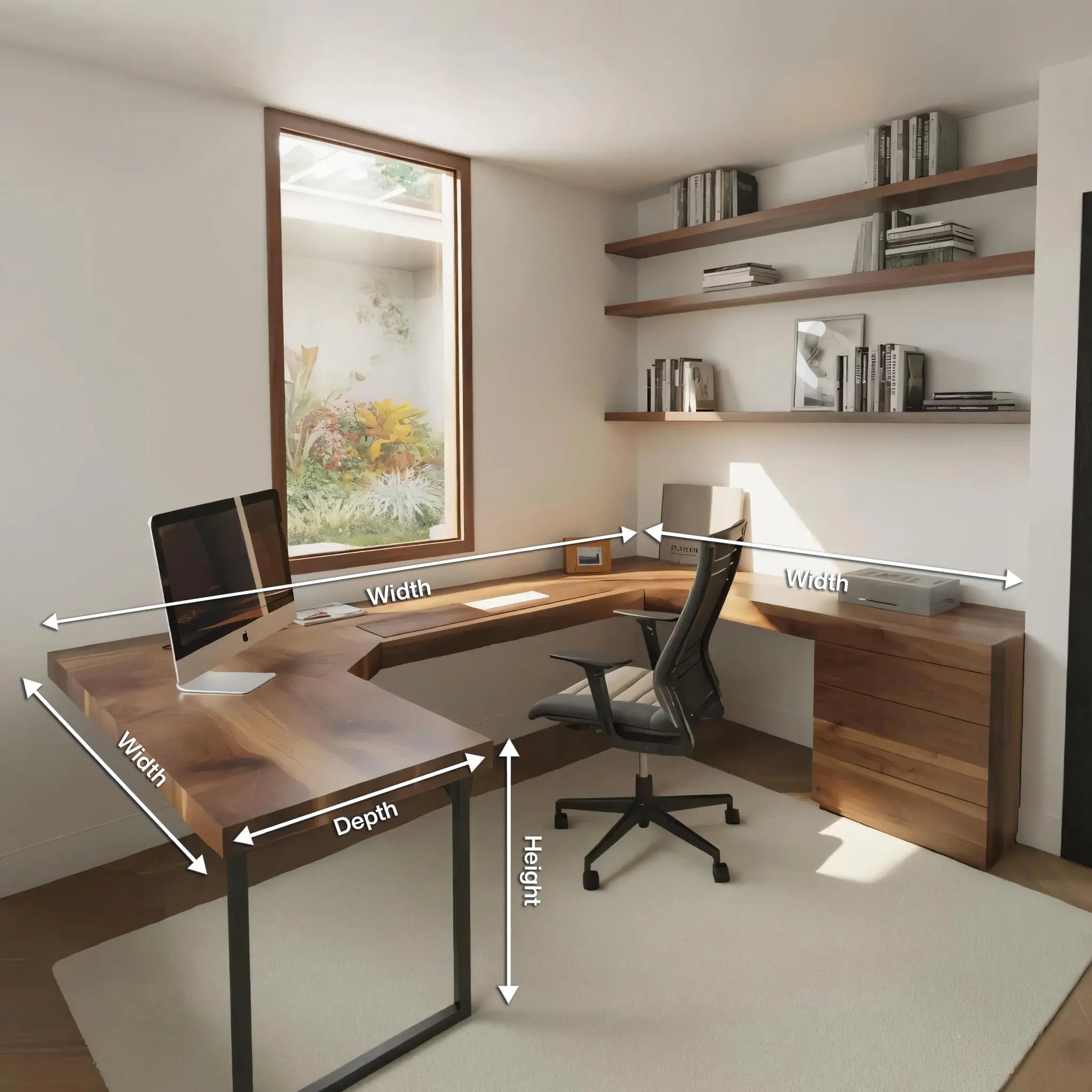 Modern U Shaped Desk For Home Office Use Lynnsnail