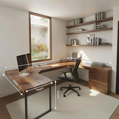 Modern U Shaped Desk For Home Office Use Lynnsnail