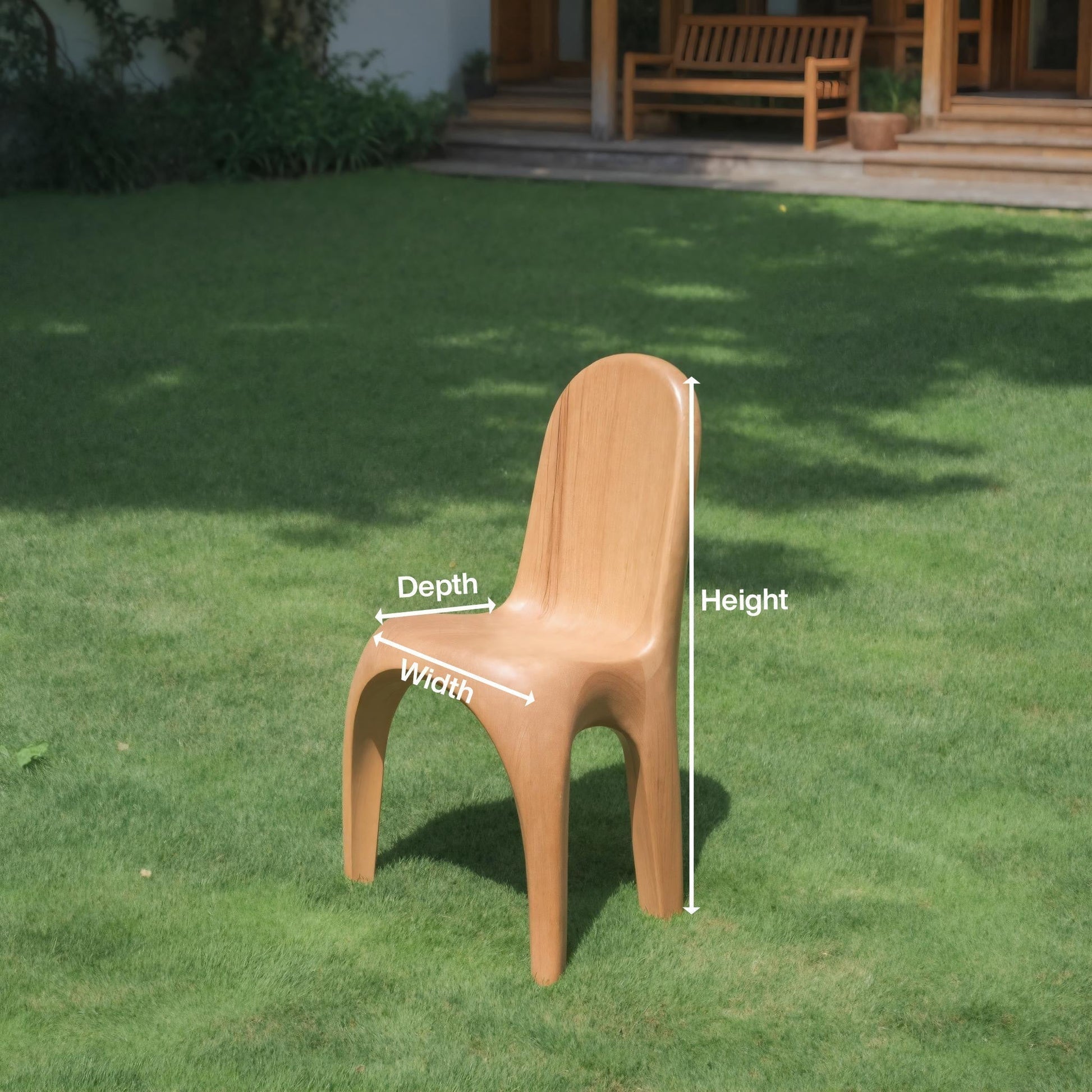 Modern Sculptural Chair With Minimalist Design For Living Room Lynnsnail