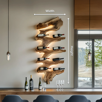 Modern Solid Wood Wine Rack For Living Room Furniture Design Lynnsnail