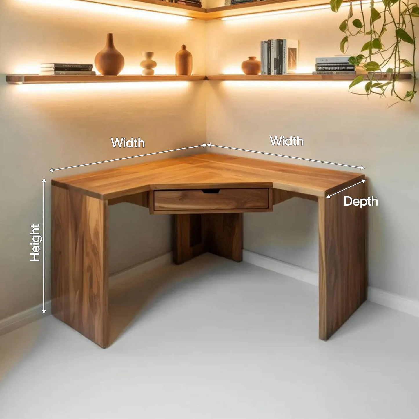 Modern Minimalist Corner Desk For Home Office Setup Lynnsnail