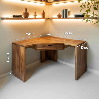 Modern Minimalist Corner Desk For Home Office Setup Lynnsnail