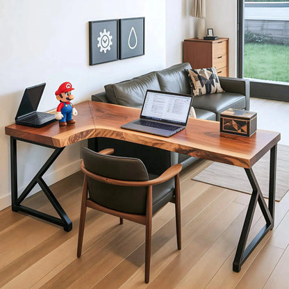 Modern L Shaped Corner Desk For Home Office Setup Lynnsnail