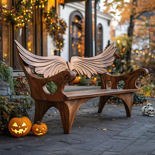Handcrafted Wooden Bench For Living Room Elegant Furniture Decor Lynnsnail