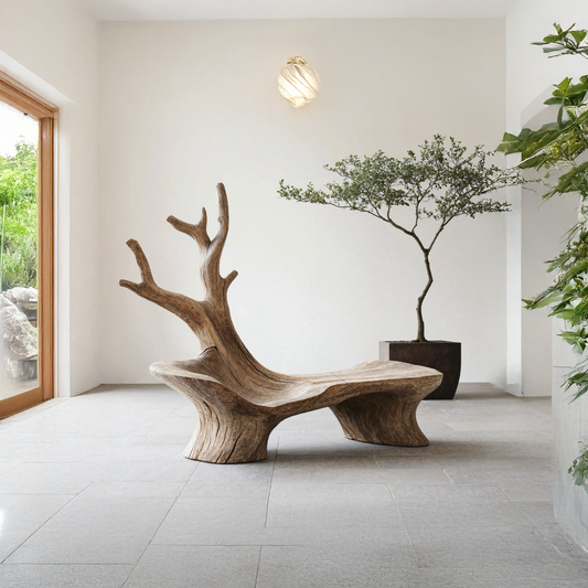 Mid Century Branch Bench Outdoor Seating For Timeless Patio Comfort Lynnsnail