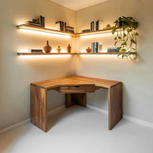 Modern Minimalist Corner Desk For Home Office Setup Lynnsnail