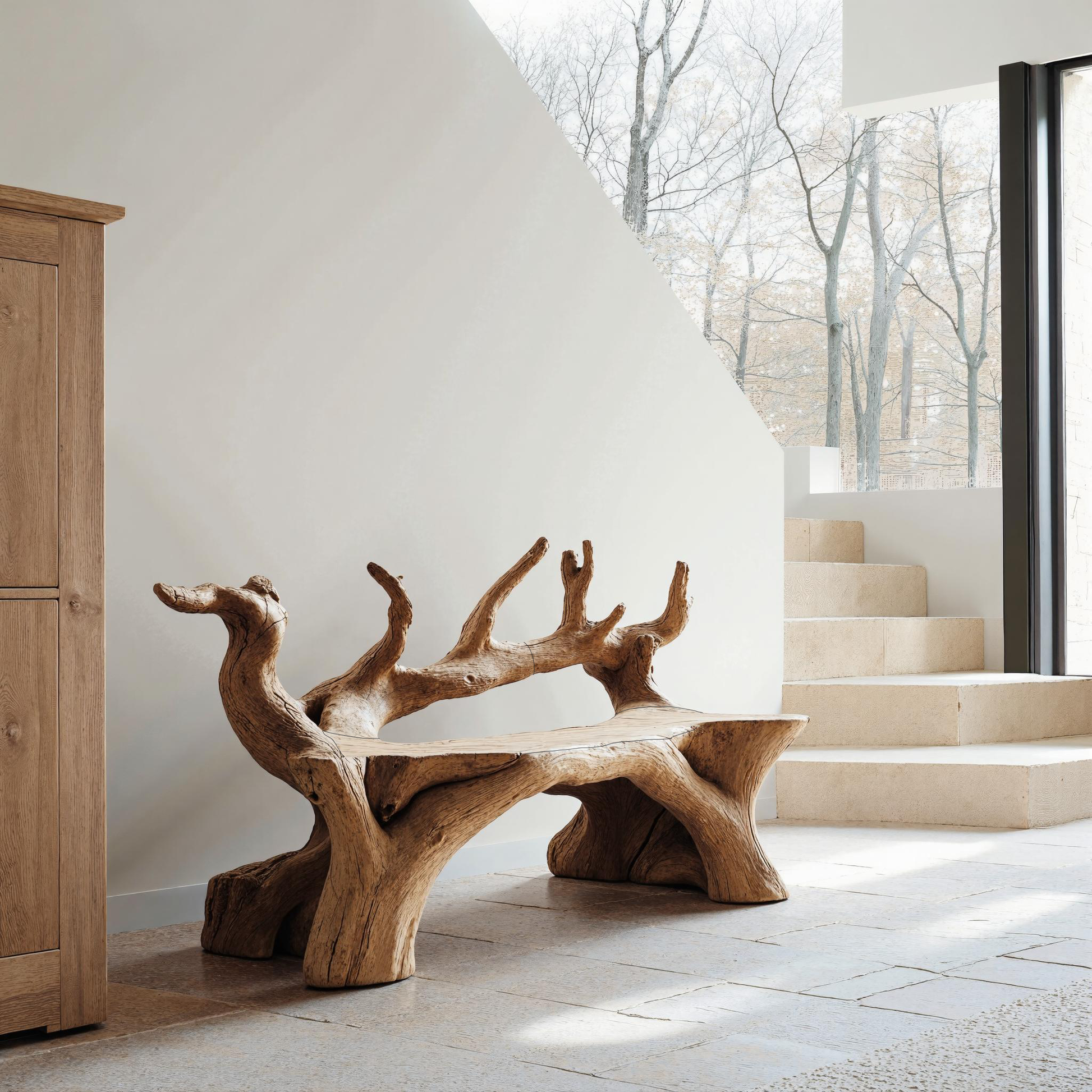 Handcrafted Wooden Bench For Custom Made Living Room Furniture Lynnsnail