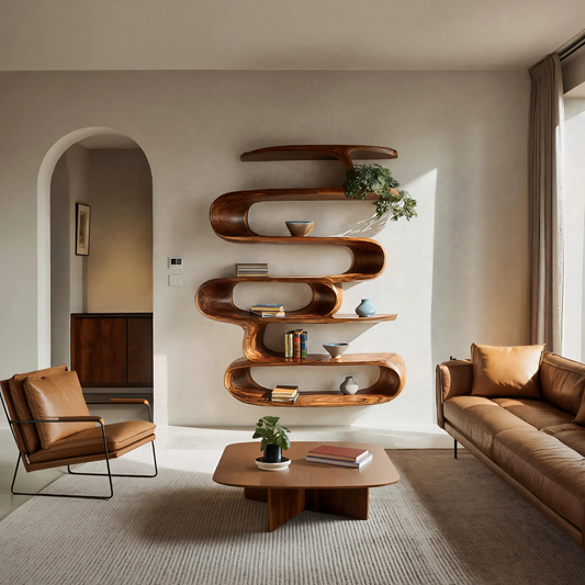 Elegant Wall-Mounted Bookshelf For Modern Home Decor Lynnsnail