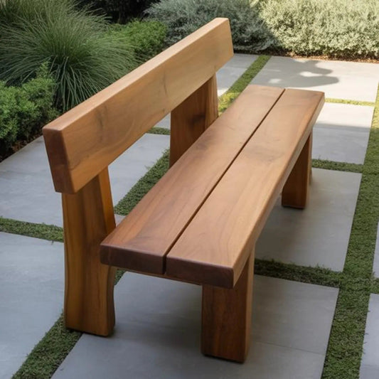 Minimalist Outdoor Garden Bench For Patio Balcony Courtyard Lynnsnail